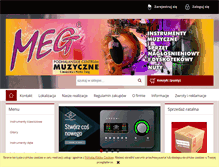 Tablet Screenshot of megsklep.pl